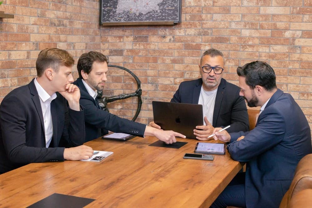 Strategiegespräch im Team